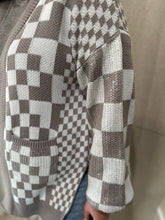 Load image into Gallery viewer, Checkered Cardigan