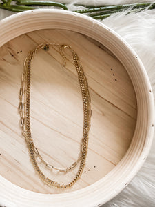 3 Mixed Chain Necklace