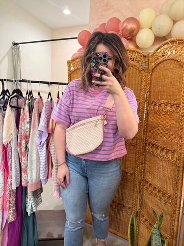 Cotton Candy Stripe Top