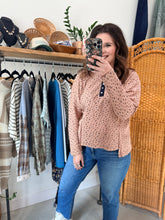 Load image into Gallery viewer, Ditsy Floral Waffle Henley