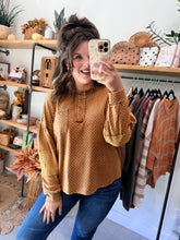Load image into Gallery viewer, Coffee Polka Dot Top