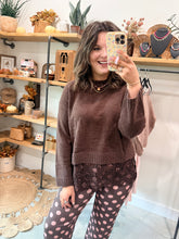 Load image into Gallery viewer, Chocolate Lace Sweater