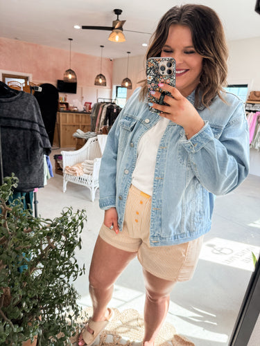 Oversized 90s Denim Jacket
