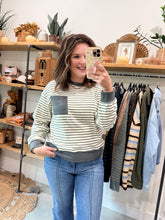 Load image into Gallery viewer, Micro Brushed Striped Top