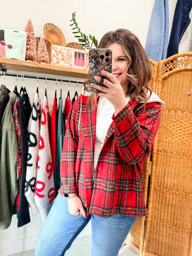 Brushed Plaid Shacket