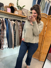 Load image into Gallery viewer, Slit Neck Long Sleeve