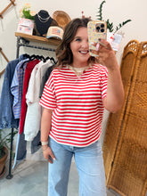Load image into Gallery viewer, Simple Joy Striped Top