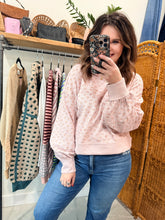 Load image into Gallery viewer, Baby Pink Floral Ditsy Top