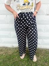 Load image into Gallery viewer, Polka Dot Drawstring pants