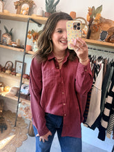 Load image into Gallery viewer, Grateful Stripe Top