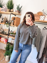 Load image into Gallery viewer, The Jackie Stripe Pullover