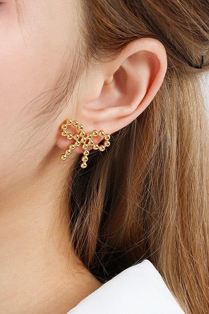 Bow Stud Earrings