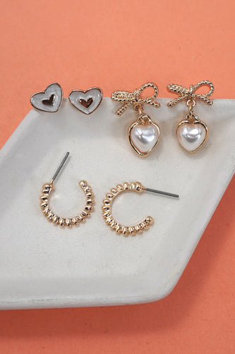 Multi Heart Hoop Trio