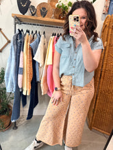 Load image into Gallery viewer, Stripe Collared Chambray Top