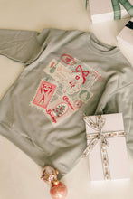 Load image into Gallery viewer, Christmas Post Card  Graphic Sweatshirt