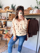 Load image into Gallery viewer, Butter Polka Dot Ribbed Top