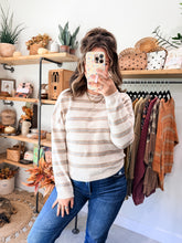 Load image into Gallery viewer, Holland Stripe Henley Top
