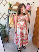 Load image into Gallery viewer, Spring Floral Midi Dress