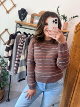 Load image into Gallery viewer, Fall Leaves Crochet Sweater
