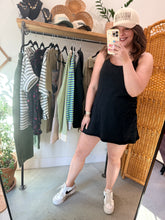 Load image into Gallery viewer, Acid Washed Mini Dressed Romper