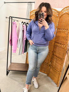 Half Zip Kangaroo Sweatshirt