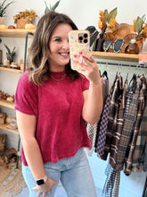 Load image into Gallery viewer, Chenille Waffle Knit Top