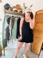 Load image into Gallery viewer, Acid Washed Mini Dressed Romper
