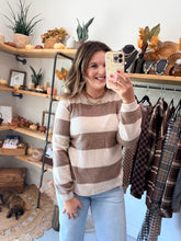 Load image into Gallery viewer, Brushed Fleece Mocha Top