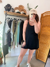 Load image into Gallery viewer, Acid Washed Mini Dressed Romper
