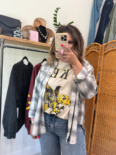 Laura Plaid Top