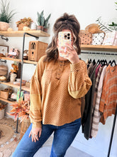 Load image into Gallery viewer, Coffee Polka Dot Top