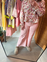 Load image into Gallery viewer, Soft Pink Eyelet Embroidery Pants