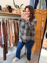 Load image into Gallery viewer, Kayce Acid Washed Plaid