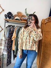 Load image into Gallery viewer, Buttercup Floral Waffle Top