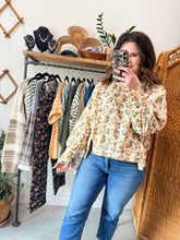 Load image into Gallery viewer, Buttercup Floral Waffle Top