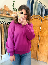 Load image into Gallery viewer, 1/4 Zip Scuba Pullover