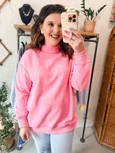 Load image into Gallery viewer, Candy Pink Mock Neck