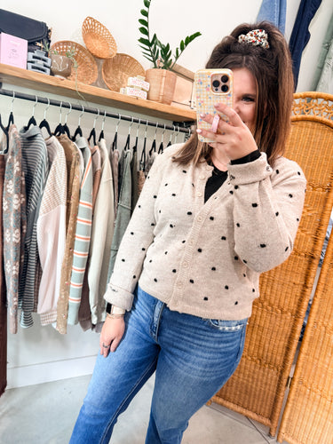 Polka Dot Fun Cardigan
