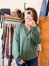 Load image into Gallery viewer, French Terry Waffle Snap Sweatshirt