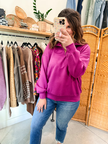 1/4 Zip Scuba Pullover