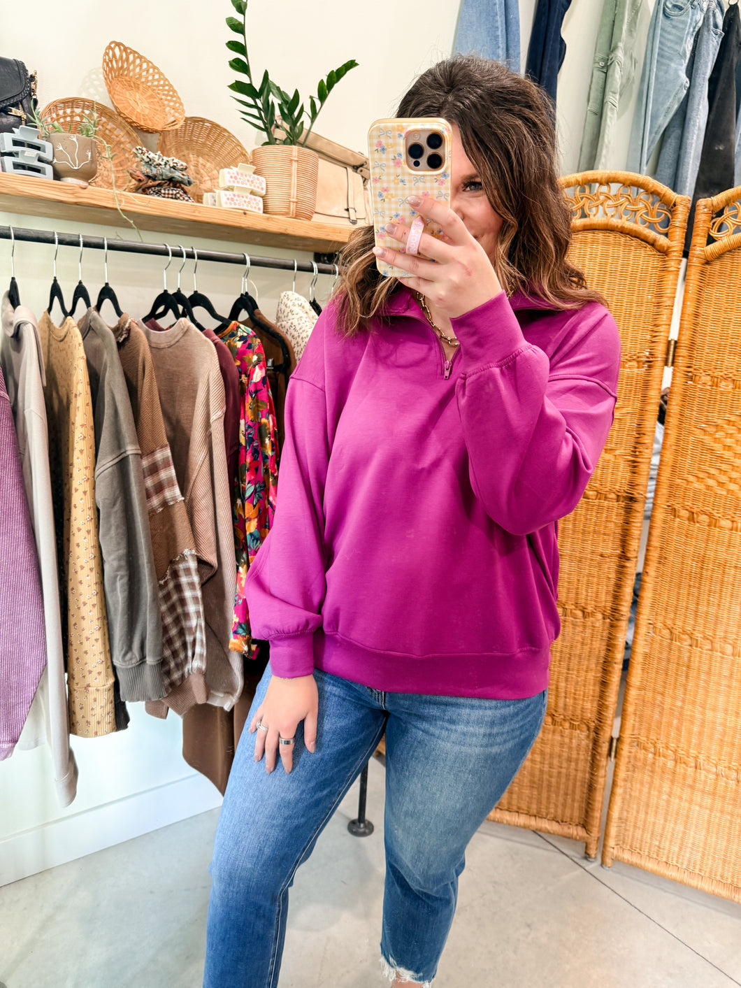 1/4 Zip Scuba Pullover