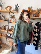 Load image into Gallery viewer, Acid Washed Fleece Sweatshirt