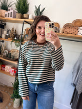 Load image into Gallery viewer, The Jackie Stripe Pullover