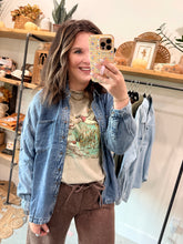 Load image into Gallery viewer, Washed Chambray Top