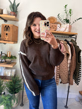 Load image into Gallery viewer, Marled Contrast Stitch Sweater