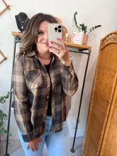 Load image into Gallery viewer, Sunset Plaid Flannel Shirt