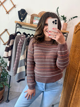 Load image into Gallery viewer, Fall Leaves Crochet Sweater