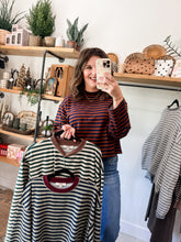 Load image into Gallery viewer, The Jackie Stripe Pullover