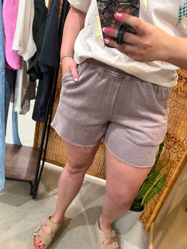Mineral Washed Shorts