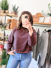 Load image into Gallery viewer, The Jackie Stripe Pullover